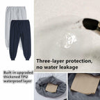 LAROTSUBA Waterproof Patient Care Trousers, Long blue Medium, Patient Care