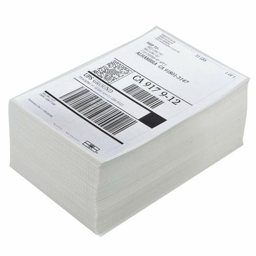 Pack of 500 SJPACK 4x6 Thermal Labels, Shipping Labels with Perforated Line,