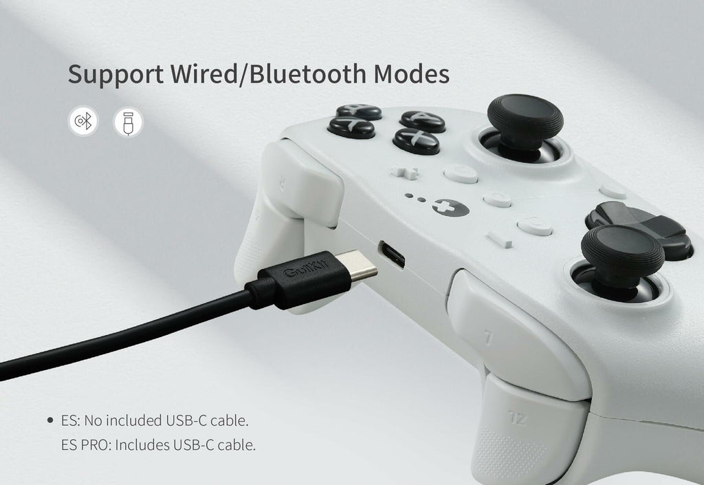 GuliKit ES PRO Fastest Wireless Controller – TMR Anti-Drift&Anti-Snapback