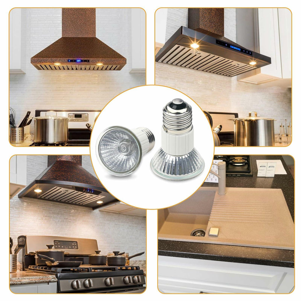 Pack of 2 CCTP Range Hood Appliance Bulbs E27 Lighting Z0B0011 50W Bulbs for