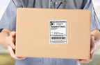 Pack of 500 SJPACK 4x6 Thermal Labels, Shipping Labels with Perforated Line,