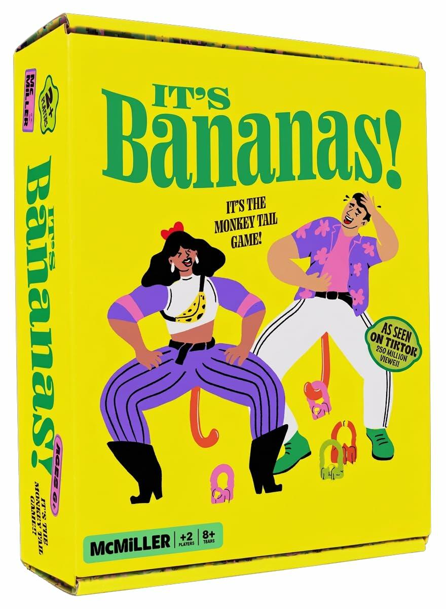 It’s Bananas! The Monkey Tail Game – Funny Family & Party Game for Kids & Adults