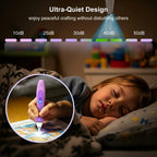 Electric Diamond Art Pens with Light, Quiet Suction Diamond Painting Pen,