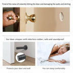 DOKU 10Pcs Door Stop, 3.5 Inch Heavy Duty 304 Stainless Steel Door Stopper with