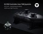 GuliKit ES PRO Fastest Wireless Controller – TMR Anti-Drift&Anti-Snapback