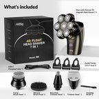 HiBig 7D Arc Electric Shaver for Head & Body, 5-in-1 Upgraded Electric Razor for