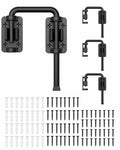 4 psc MeBantoo 2.36 Inch U Patio Sliding Door Loop Lock Latch - Stainless Steel