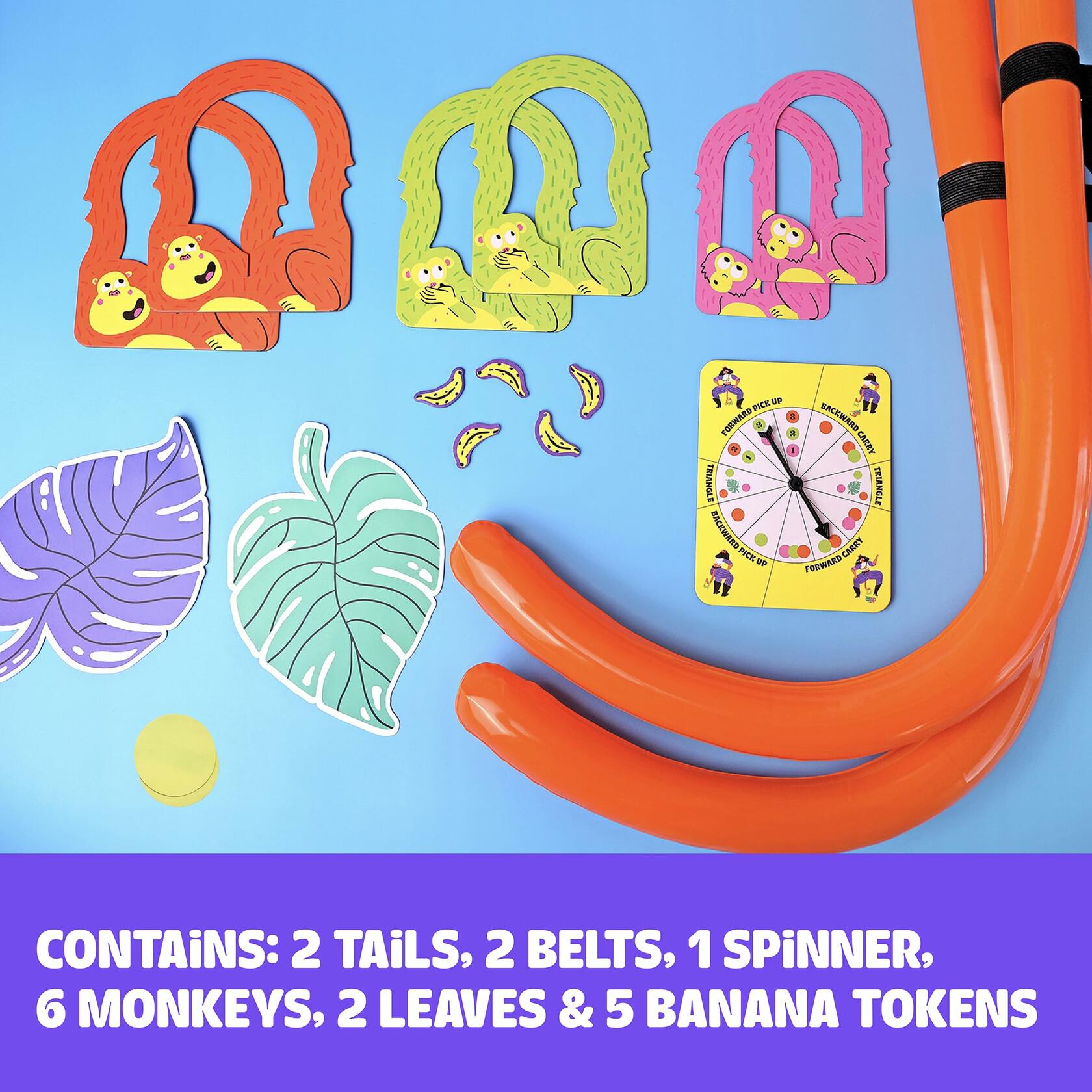 It’s Bananas! The Monkey Tail Game – Funny Family & Party Game for Kids & Adults