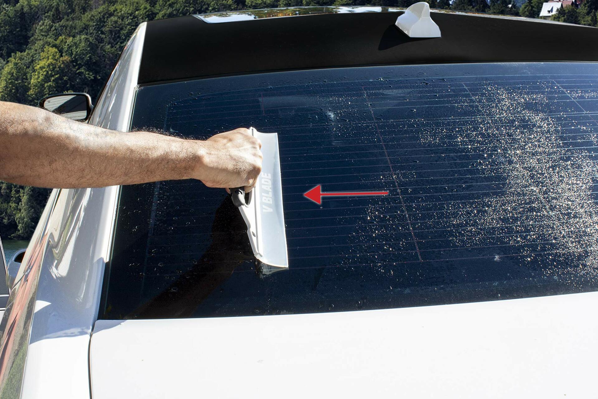 Detailer's Preference Silicone Water Blade Windshield Squeegee for Cars,