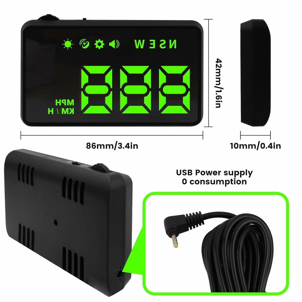 KUOWEIHUD Heads up Display for Cars,Car HUD,Head up Display for Car,Car
