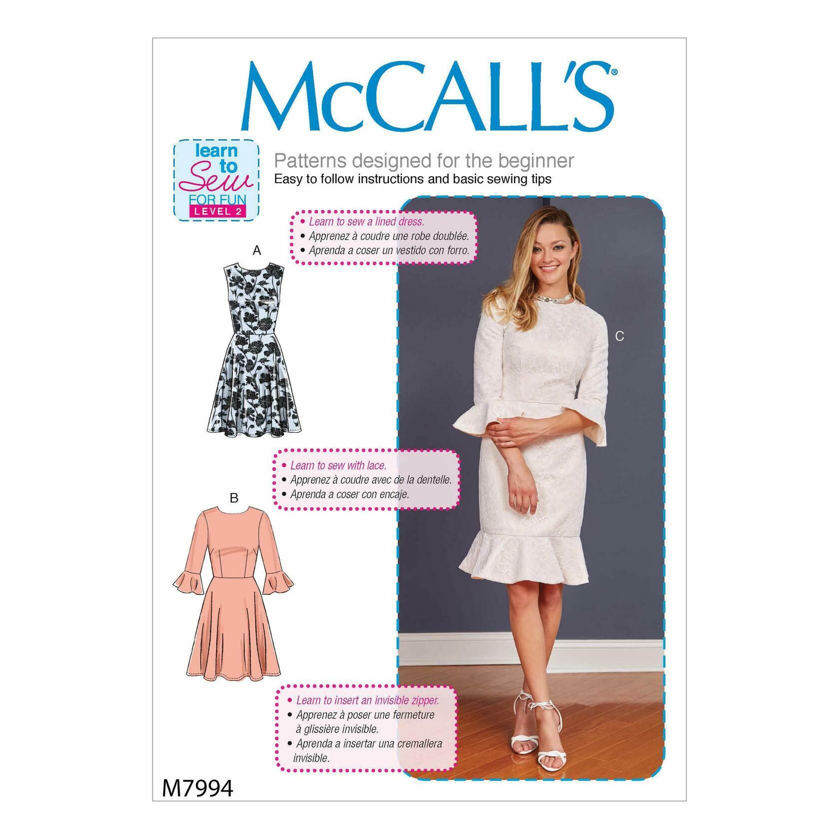 McCall Pattern 18W-20W-22, Various Colours