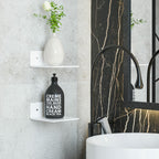 2 Pack Sezanrpt 6 Inches Acrylic Small Wall Shelves, Floating Shelf for Wall
