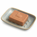 Miamolo Soap Dish for Shower, Ceramic Soap Dish Non-Slip Soap Holder Bar Saver