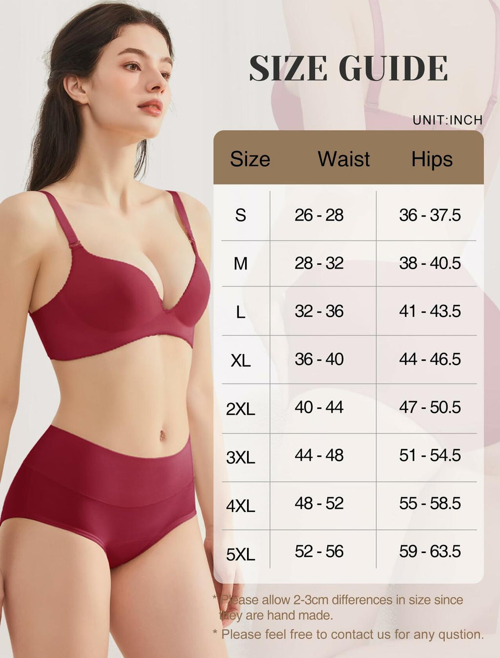 3 Pack XL Washable Leakproof Period Underwear - Reusable Incontinence Panties