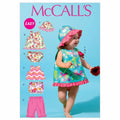 McCall Patterns M6539 Infants' Tops, Skirt, Pants, Panties and Hat