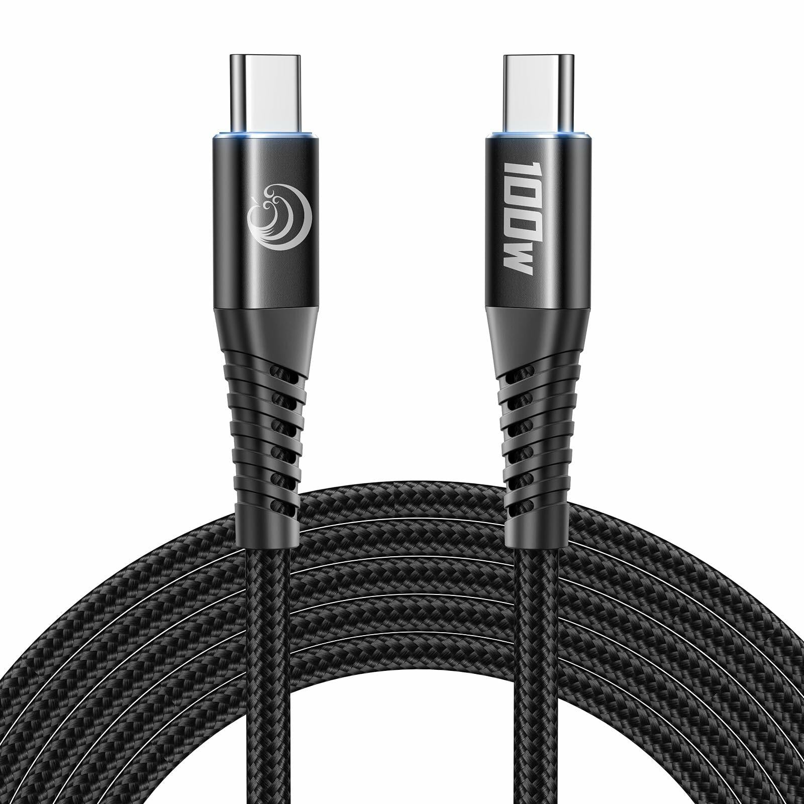 Aioneus USB C to USB C Cable, 10ft 100W Type C to Type C Charger Cord Fast