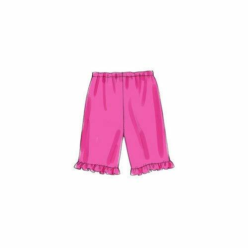 McCall Patterns M6539 Infants' Tops, Skirt, Pants, Panties and Hat