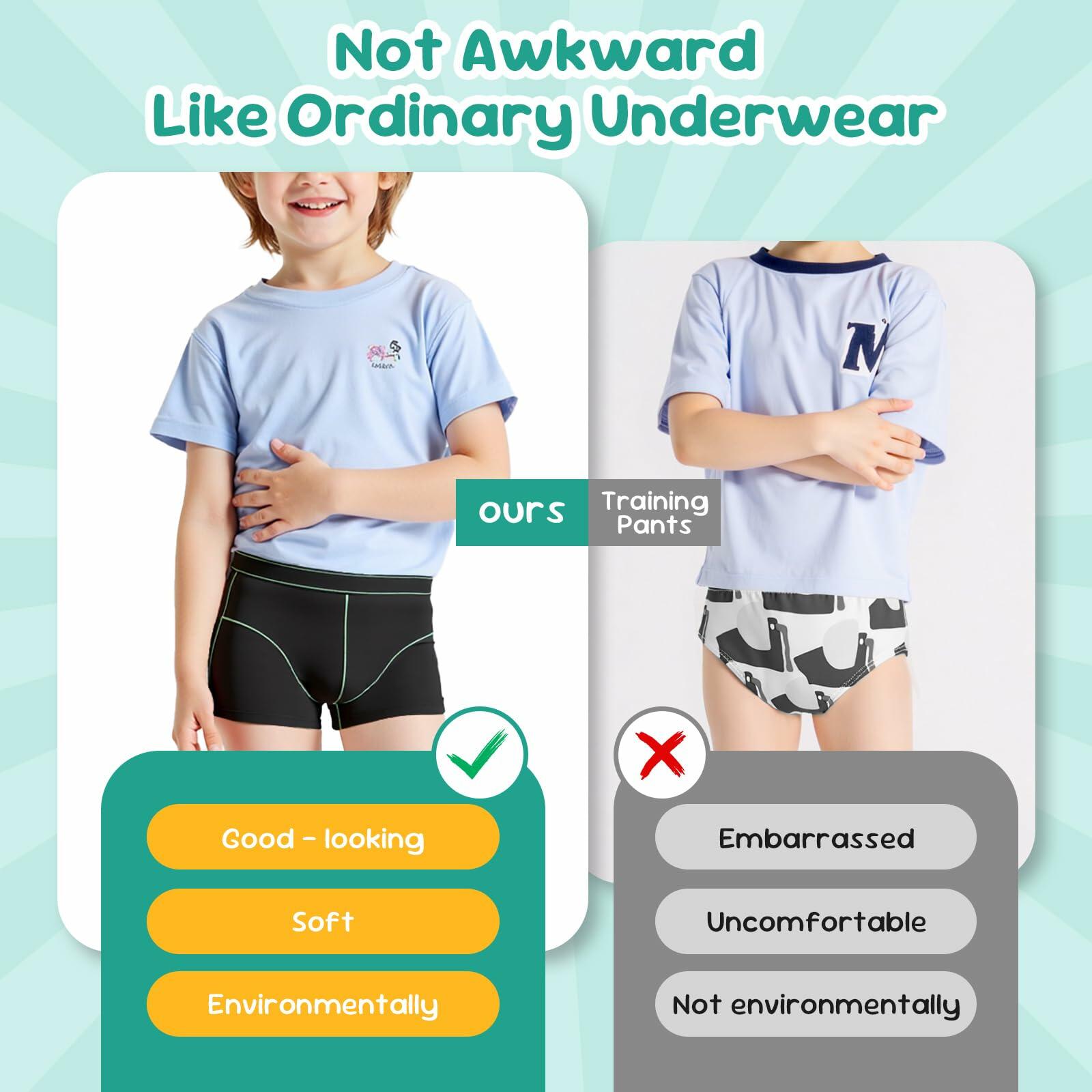 Carer Boys Incontinence Underwear Washable with Front Absorbent 60ML Breathable