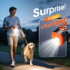 JTJTXL 1-Touch Dog Bark Deterrent Devices with 3 Sonic Heads, Portable 50ft