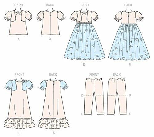 McCall's Patterns M7277 Children's/Girls' Top, Gowns, Shorts and Pants, Size CDD