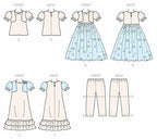McCall's Patterns M7277 Children's/Girls' Top, Gowns, Shorts and Pants, Size CDD