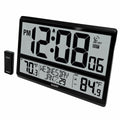 Sharp Atomic Clock - Never Needs Setting! –Easy to Read Numbers - Indoor/Outdoor