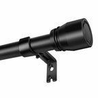 1” Diameter Curtain Rods Itself is 30 to144 inch 1 Pack Fit 30-142 inch, 66 to
