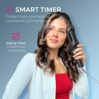 TYMO Automatic Rotating Curling Iron - TYMO CURLPRO Beach Waves Curling Wand,