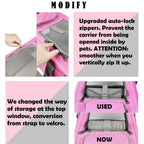 OPEN BOX - GAPZER Pet Carrier for Large and Medium Cats, Soft-Sided Pet Carrier