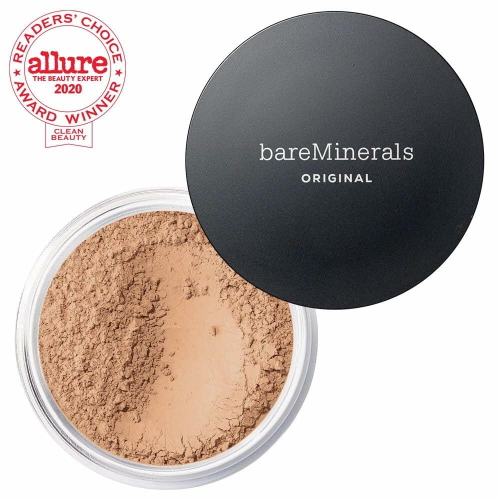Original Loose Powder Foundation SPF 15, Medium Beige 12, Vegan, Cruelty-Free &