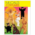 McCall's M6106 Kid's Bear, Lion, Bunny, Kangaroo, and Cat Animal Costume Sewing