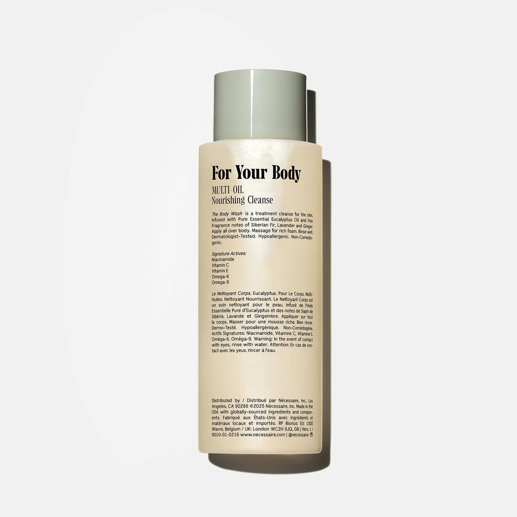 Nécessaire The Body Wash Eucalyptus — Multi-Oil Shower Gel Body Wash for Women +