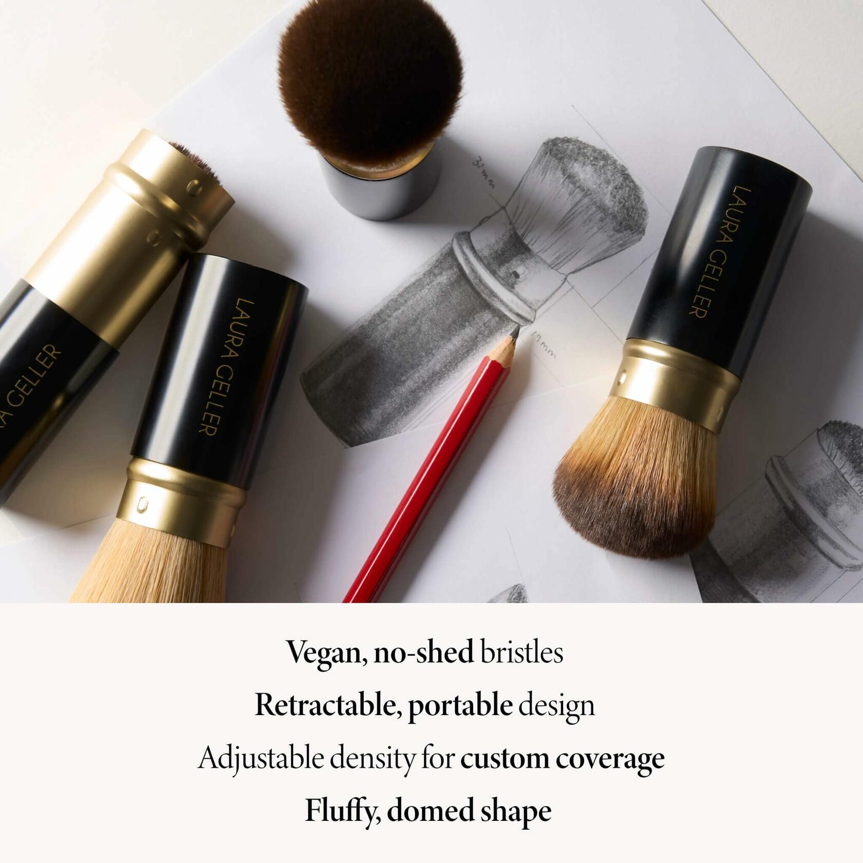 LAURA GELLER NEW YORK Cosmetic Professional Makeup Brushes - Cruelty-Free - 01