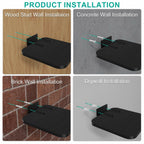 1 Pair WALI Speaker Wall Mount, Heavy Duty Bookshelf Speaker Floating Wall