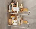 QsQueen Small Acrylic Floating Shelf for Wall, Clear Acrylic Wall Shelf with