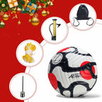 Torvinas Soccer Ball Size 5 with Pump, Waterproof PU Leather - Professional