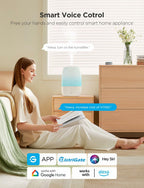 GoveeLife Smart Humidifiers for Bedroom, 3L Top Fill Cool Mist Humidifiers with