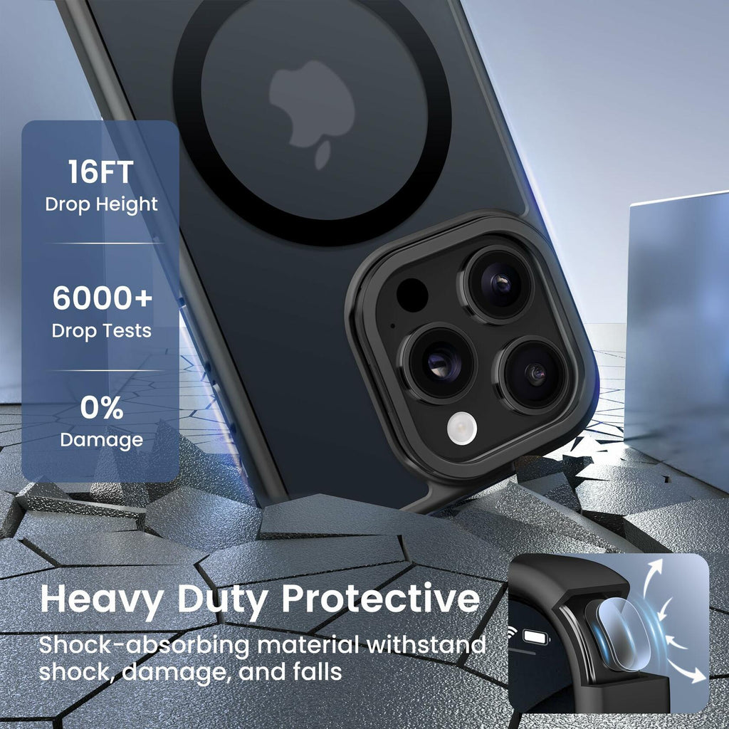 GolbinBox for iPhone 14 Pro Max Case, Compatible with Magsafe, Built-in