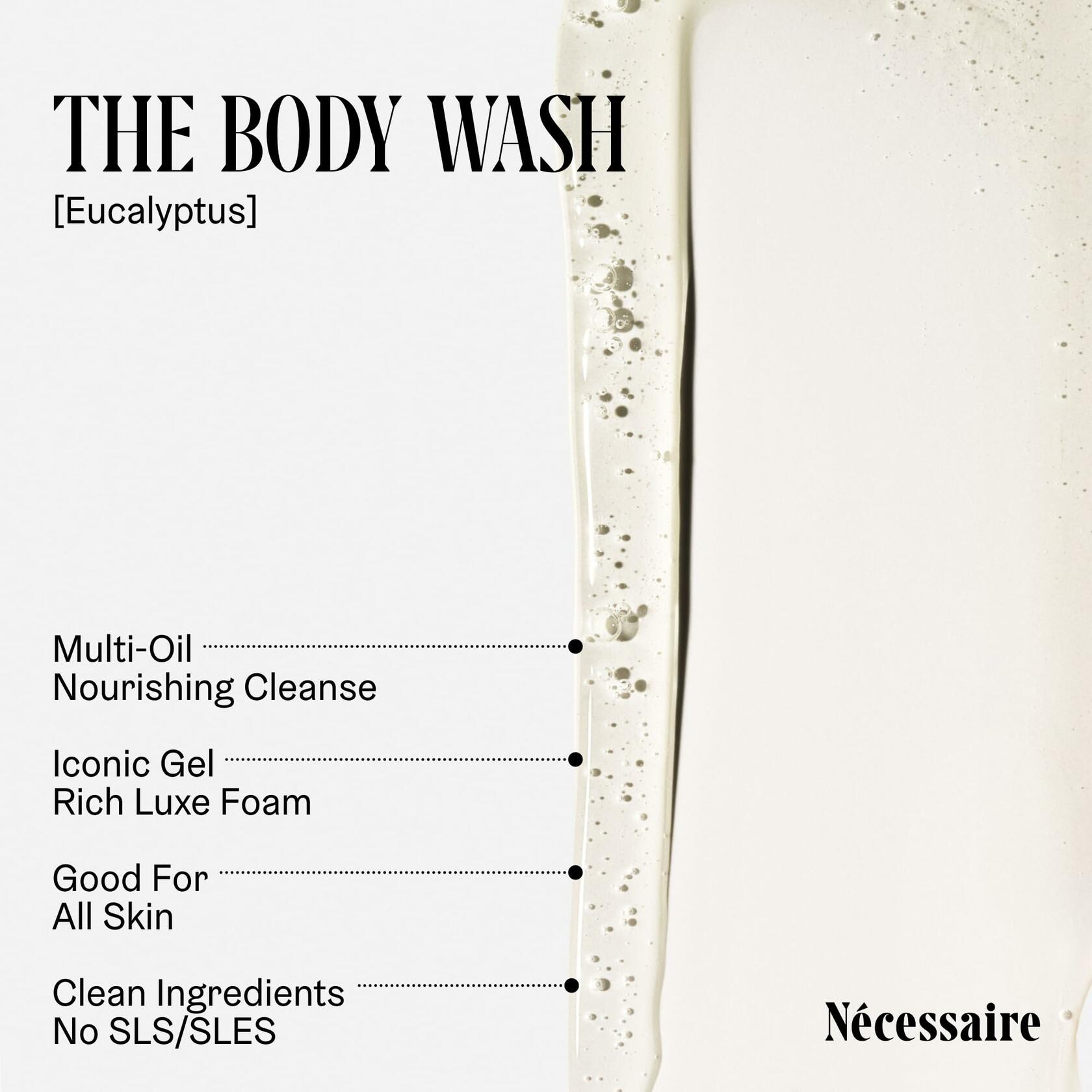 Nécessaire The Body Wash Eucalyptus — Multi-Oil Shower Gel Body Wash for Women +