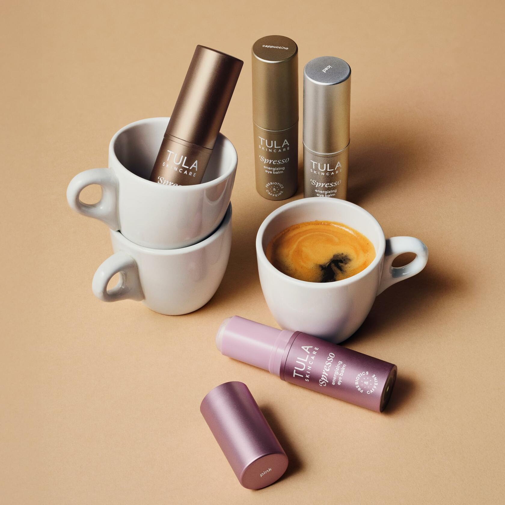TULA Skin Care ‘Spresso Energizing Eye Balm, Rose Glow - Energizing & Hydrating