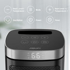 Small Portable Space Heater for Indoor Use - with 70°Rotating Feature, JIBUFI