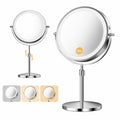 tubbede Makeup Mirror, 1X/30X Double Sided Magnifying Mirror/Switch with 3