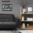 Sharp Atomic Clock - Never Needs Setting! –Easy to Read Numbers - Indoor/Outdoor