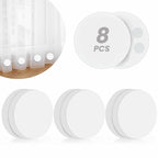 8 Pack Shower Curtain Weights, Rubber Covered Magnetic Curtain Weights, Shower