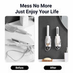 2 Pack Wall Mounted Curling Iron and Hot Tool Organizer: Hair Dryer, Curler, and