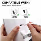2 Pack Camera Power Adapter Charger for Ring Stick Up Cam Battery/Plug-in 3rd
