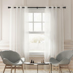 1” Diameter Curtain Rods Itself is 30 to144 inch 1 Pack Fit 30-142 inch, 66 to