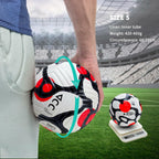 Torvinas Soccer Ball Size 5 with Pump, Waterproof PU Leather - Professional