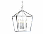 JONATHAN Y JYL7436C Pagoda Lantern Dimmable Adjustable Metal LED Pendant Classic
