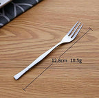 Crab Stainless Steel Forks,Escargot Fork 3 Prong Tasting Appetizer Forks